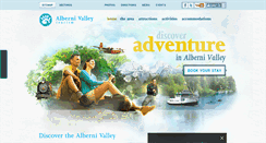 Desktop Screenshot of albernivalleytourism.com